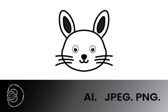 Download Black and White Cute Cat Illustration - White Collection