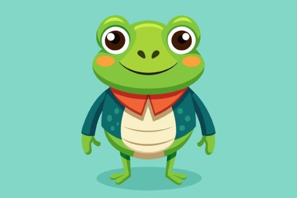 Download Beautiful Frog Vector,frog Illustrat - Frog vector Collection