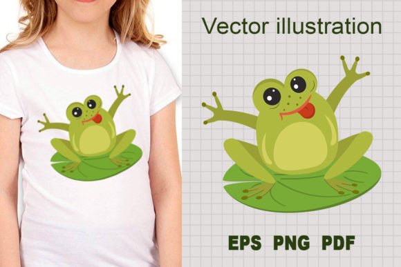 Download Merry Frog. Vector Illustration - Premium Bundle