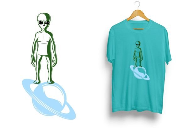 Download Alien Vector T-shirt Design - Alien vector Collection