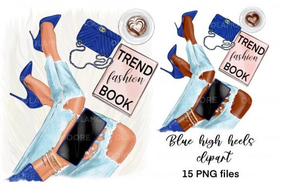 Download Blue High Heels Shoes Png Clipart - Shoes png Collection